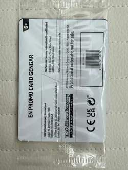 Gengar #050/088 EB Games Promo English SEALED Pokemon TCG Promo Card - Image 2