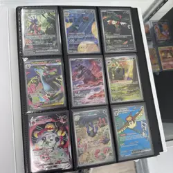 Lot Of 54 Modern Pokemon Cards IRs, FULL ART & More With Binder Near Mint - Image 1