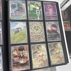 Lot Of 54 Modern Pokemon Cards IRs, FULL ART & More With Binder Near Mint - Image 3