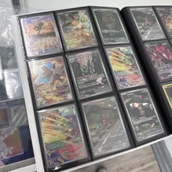 Lot Of 54 Modern Pokemon Cards IRs, FULL ART & More With Binder Near Mint - Image 4
