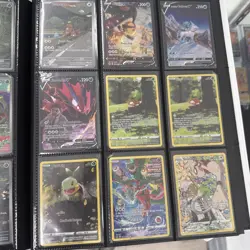 Lot Of 54 Modern Pokemon Cards IRs, FULL ART & More With Binder Near Mint - Image 5