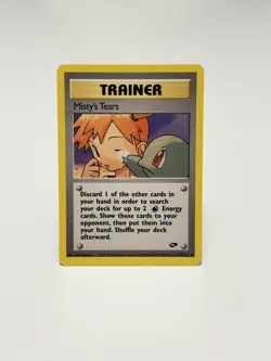 Misty's Tears Gym Challenge Trainer Card Pokemon TCG 118/132 WOTC - FREE POSTAGE - Image 1