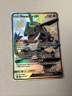 Pokemon TCG Shiny Rayquaza GX Promo Card 177a/168 Hidden Fates - Image 2