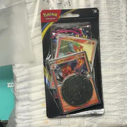 Pokemon TCG Mega Evolution Phantasmal Flames Booster Pack Promo Cards - Image 1