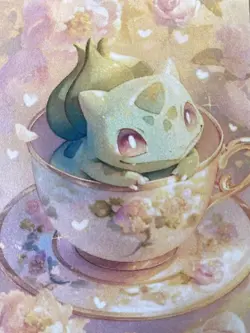 Japanese ART STYLE Bulbasaur Fan Full Art Pokemon Custom Card/perfect bookmark - Image 1