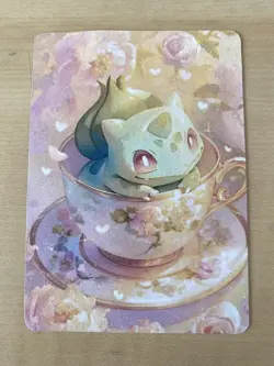 Japanese ART STYLE Bulbasaur Fan Full Art Pokemon Custom Card/perfect bookmark - Image 3