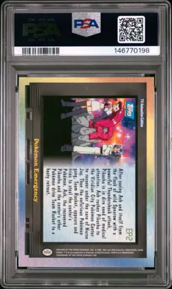 2000 TOPPS POKEMON TV ANIMATION SERIES 2 EPISODE CARDS POKEMON EMERGENCY PSA 6 - Image 2