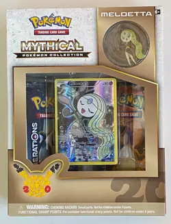 Pokemon Trading Card Game Mythical Pokemon Collection Meloetta - Image 1