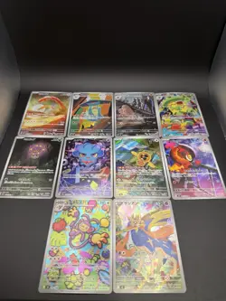 Pokemon TCG Japanese Art Rare Illustration Rare Lot of 10 Cards Near Mint AR IR - Image 1