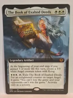 MTG The Book of Exalted Deeds x1 (Ext. Art) Regular AITFR's NM/PFresh! - Image 1