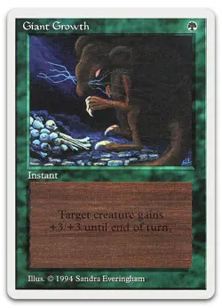 Giant Growth #199 (NM) Summer Magic SUM Magic MTG - Image 1