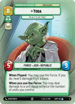 Yoda - My Ally is the Force - Normal - 6 - Legends of the Force - Weekly Play... - Image 1