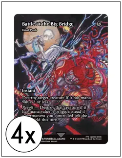 4x Battle at the Big Bridge - Fatal Push, Final Fantasy, Magic MTG NM - Image 1