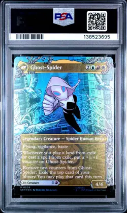 2025 MAGIC THE GATHERING MARVEL'S SPIDER-MAN #0209 GHOST-SPIDER/GWEN STACY PSA 9 - Image 2