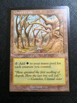 Gaea's Cradle MTG Urza's Saga NM Magic the Gathering Beautiful Copy! - Image 1