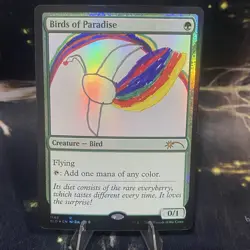 Magic the Gathering -Birds of Paradise #1148 Secret Lair Drop Series MTG LP FOIL - Image 1