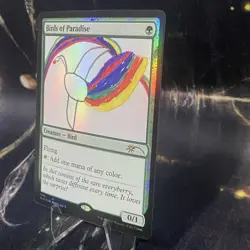 Magic the Gathering -Birds of Paradise #1148 Secret Lair Drop Series MTG LP FOIL - Image 2