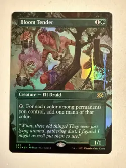 Bloom Tender (Borderless) Double Masters 2022 Foil X1 NM - Image 1