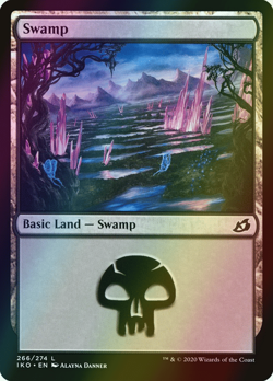 MTG Swamp (266) Foil ** Ikoria: Lair of Behemoths ** English (NM) - Image 1