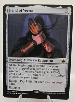 Hand of Vecna MTG Adventures in the Forgotten Realms Regular - Image 1