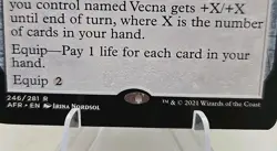 Hand of Vecna MTG Adventures in the Forgotten Realms Regular - Image 2