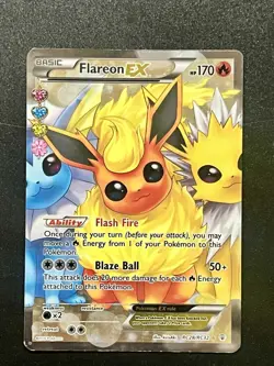 Pokemon Flareon EX (Full Art) Generations: Radiant Collection Holo RARE RC28-32 - Image 1