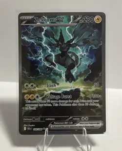 Pokemon TCG Black Bolt Zekrom EX #166 Special Illustration Rare Holo - Image 3