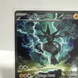 Pokemon TCG Black Bolt Zekrom EX #166 Special Illustration Rare Holo - Image 4