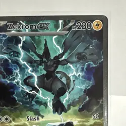 Pokemon TCG Black Bolt Zekrom EX #166 Special Illustration Rare Holo - Image 5