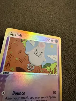 Spoink #73/97 - Pokemon TCG - EX Dragon - Reverse Holo - NM - Image 2