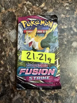 🔥Heavy 21.21🔥 Pokemon Fusion Strike Booster Pack Sealed - Image 2