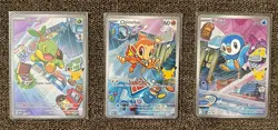 Pokemon TCG 2026 First Partner Illustration Collection Series 1 Promos Set 40-42 - Image 1