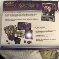 Pokemon TCG Scarlet & Violet Elite Trainer Box ETB - Sealed Miraidon. 2023 820650853418 - Image 4