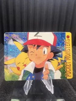 Pokemon Vintage Pocket Monsters Vending HOLO Prism Sticker 1999 Nintendo Japan - Image 1