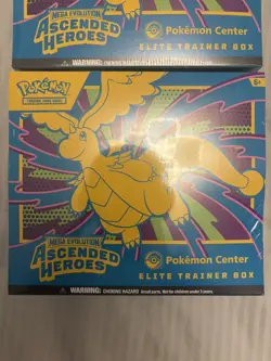 2X Ascended Heroes Pokemon Center ETB Elite Trainer Box Factory Sealed MINT - Image 3