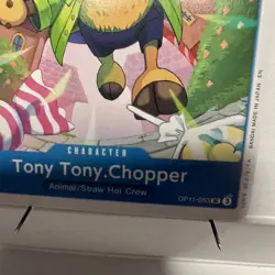 Tony Tony.Chopper OP11-053 UC, One Piece card, Suzume Muraichi Tag Deer Luffy - Image 4