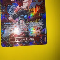 Portgas D Ace SP Alternate Art One Piece Card OP02-013 OP08 English Edition - Image 5