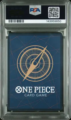 2025 ONE PIECE OP13-CARRYING ON HIS WILL 3RD ANNIV-GOLD #004 SHANKS PSA 10 - Image 2