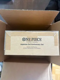 One Piece Japanese 3rd Anniversary Set (unopened) English Edition Cards - Image 1