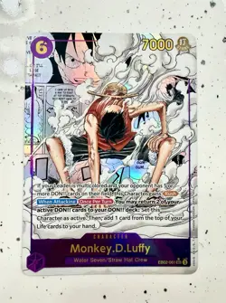 MONKEY D LUFFY MANGA 2025 ONE PIECE EB02 ALTERNATE ART #061 ENGLISH NEAR MINT - Image 1