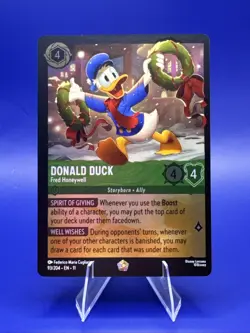 Disney Lorcana Winterspell Donald Duck Fred Honeywell Foil 93/204 Legendary NM - Image 1
