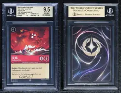 2023 Disney Lorcana The First Chapter 1 Super Rare TE KA The Burning One BGS 9.5 - Image 3