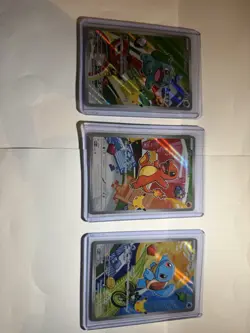 Bulbasaur, Charmander, Squirtle MEP 037 038 039 NM First Partner Promo cards - Image 1