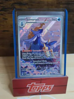 Pokemon TCG Samurott 107/086 White Flare Illustration Rare Holo Card - Image 3