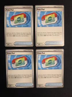 Pokemon TCG x4 Pokepad Pokemon Cards Perfect Order- NM playset - Image 1