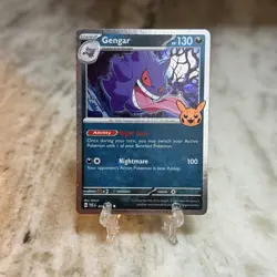 Pokemon Gengar Cosmos Holo Card 057/091 Trick or Trade 2024 NM - Image 1