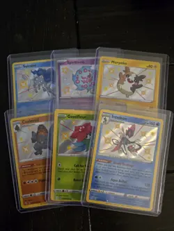 Shiny Pokemon Card Lot!! 6 Shiny Cards Nm 1 Error! - Image 1