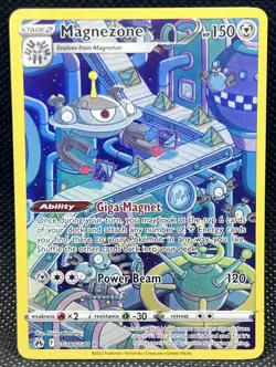 Pokemon TCG Magnezone Holo Rare Card Crown Zenith: Galarian Gallery GG18/GG70 - Image 1