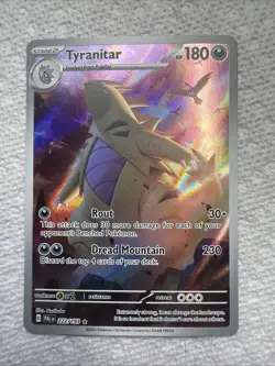 Pokemon TCG Tyranitar Scarlet & Violet Paldea Evolved Card 222/193 - Image 1