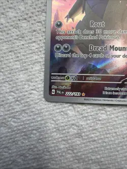 Pokemon TCG Tyranitar Scarlet & Violet Paldea Evolved Card 222/193 - Image 5